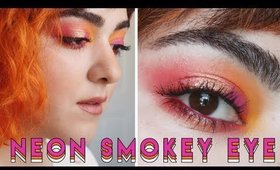Neon Pink Smokey Eye | Laura Neuzeth
