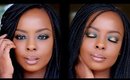 GRWM: Forest Green and Gold Eyes (Layering Shadows) | Bellesa Africa