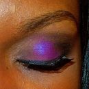 Purple smokey eye on a client. www.talyatapley.com