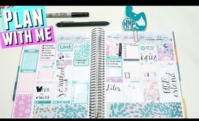 Erin Condren PLAN WITH ME with the Glam Planner Sticker The Glam Planner Plan or elle fowler PWM