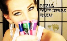 SMALL DRUGSTORE HAUL! MAYBELLINE, LOREAL, EOS ....