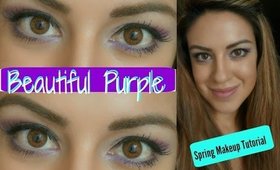Beautiful Purple : Spring Makeup
