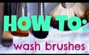 HOW TO: Wash Brushes I AlyAesch