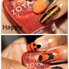 Happy Halloween! Busy Girl Nails Fall Nail Art Challenge - Orange