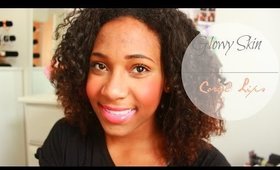 GRWM Glowy Skin & Coral Lips