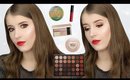 DRUGSTORE HOLIDAY GLAM MAKEUP TUTORIAL 🎄