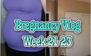 Pregnancy Vlog:  Weeks 21-23 - Hip Pain, Charlie Horses, Nursery Paint
