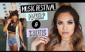 Music Festival Makeup Tutorial and Outfits Ideas | Belinda Selene