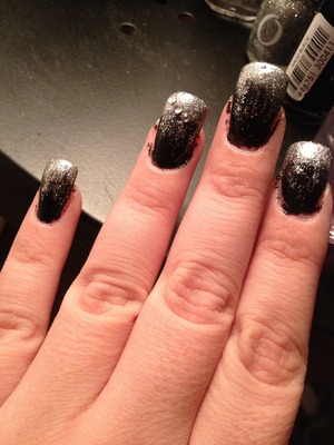 My final New Years 2012 nails! Thanks to everyone's tutorials who gave me inspiration!