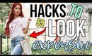 CLOTHING HACKS: How To Look Expensive FOR CHEAP!