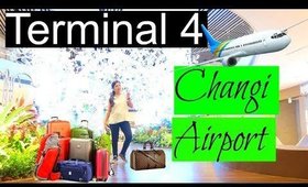 Inside WORLD'S BEST AIRPORT-NEW Changi Airport Terminal 4 Singapore | SuperPrincessjo