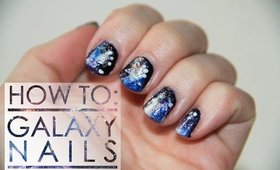 HOW TO: Easy Galaxy Nail Art Tutorial