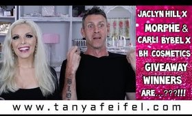 Jaclyn Hill x Morphe & Carli Bybel x BH Cosmetics | Giveaway Winners Are???!!! | Tanya Feifel-Rhodes