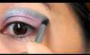 Jessical Biel Inspired-Makeup (Revlon CustomEyes Print Ad)/ Purple & Green