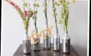 DIY Antique Silver Flower Vases | Super Quick and Easy