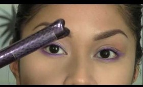 Purple Eyeliner for Summer!