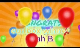 Curlbox June 2017 Winner!