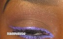 Neutral eye with purple liner