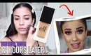 ELF FLAWLESS FINISH FOUNDATION REVIEW + 12 HOURS WEAR TEST | HelloThalita