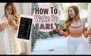 HOW TO WAKE UP EARLY//my power morning routine