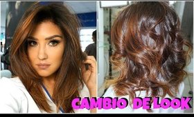 MI CAMBIO DE LOOK / NEW HAIR LOOK tousled copper long bob | auroramakeup