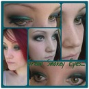 green smokey eyes