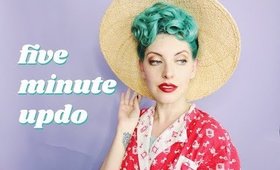 How to Style a Faux Poodle | Easy Vintage Hair Part 2