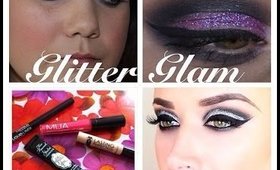 ♡ Glitter Glam Tutorial ♡ |TheMakeupFairyPro Collab & Giveaway | Facesbygrace23