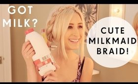 Cute Milkmaid Braid Hair Tutorial