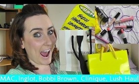 MAC, INGLOT, Bobbi Brown, Clarins, Lush Haul