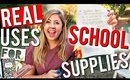 10 REAL Uses for Your School Supplies!