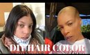 How to Bleach Black Hair Platinum Blonde At Home | DIY