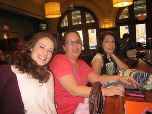 Ashleigh, Me and Gigi at Bar Louie in Chicago.