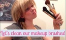 CLEAN YOUR MAKEUP BRUSHES WITH ME