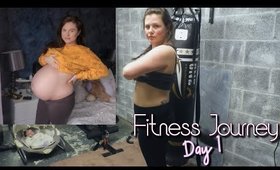 FITNESS JOURNEY after PREGNANCY- Day 1 | Danielle Scott