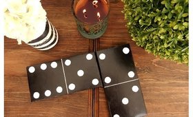 DIY Cheap Dominoes Home Décor