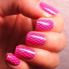 Incoco pink fishnet strips
