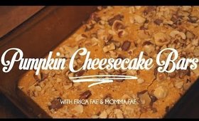 Pumpkin Cheesecake Bars