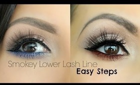 Smokey Lower Lash Line  ★ How To ★☆ EASY STEPS ☆★