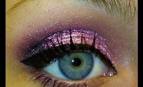 Valentine's Look: Pink Glitter Eyeshadow