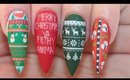 HOW TO: Ugly Christmas Sweater Nails