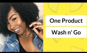 How to get POPPIN CURLS with 1 Product!| my one product wash n go