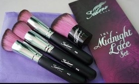 Midnight Lace Synthetic Brush Set Review - Sedona Lace