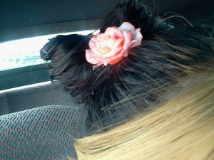 first attempt at the hair bow.