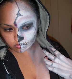 Skull  Halloween Makeup