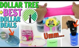 DOLLAR TREE AND BEST DOLLAR DEAL SLIME HAUL!