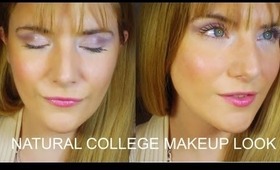 NATURAL COLLEGE MAKEUP LOOK! | TheInsideOutBeauty.com by Heidi