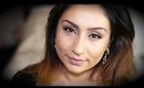 Get ready with me | Pink glittery eyes nude lips indian makeup
