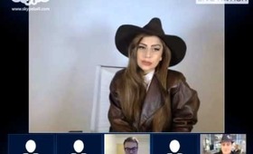 Lady Gaga - Skype Live Part 1