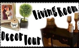 LIVING ROOM DECOR 2017! FARMHOUSE STYLE HOME DECOR!